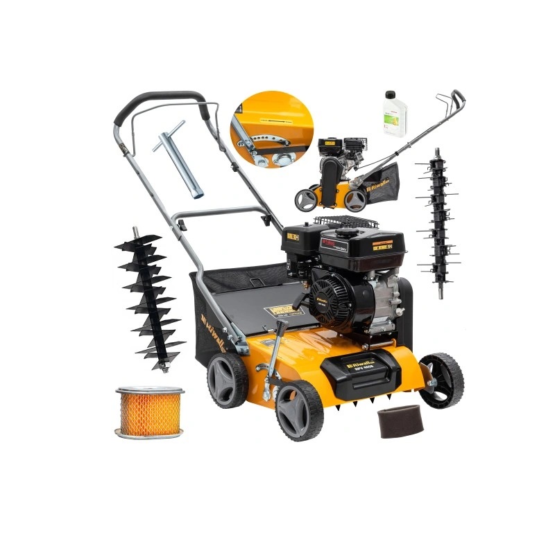 MOCNY AERATOR WERTYKULATOR SPALINOWY 4300W 10KM RIWALL Pielęgnacja trawnika