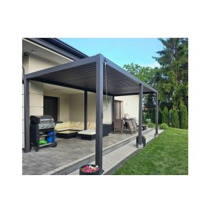 Pergola z regulowanymi listwami 3x6
