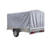 Przyczepka jednoosiowa 264x150 UNITRAILER GARDEN 265 KIPP ze stelażem H-1100 i pokrowcem szarym