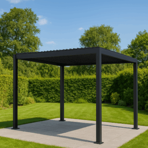 Aluminiowa pergola Freebird 4x3 m regulowane listwy z montażem